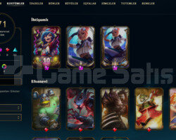 EUW 2012 KURULUM 171 SKIN 145 HERO KOLEKSIYONLUK
