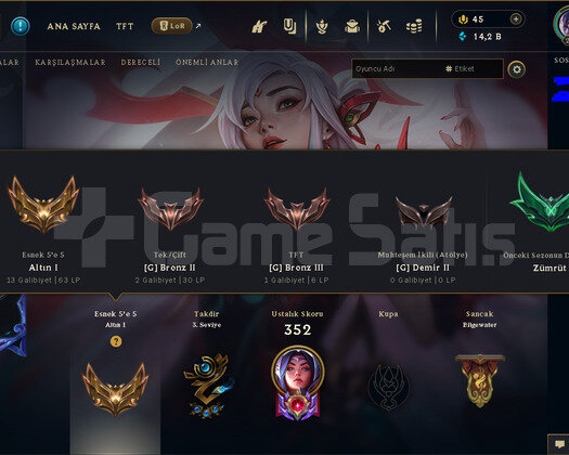 League Of Legends Hesap Satışı