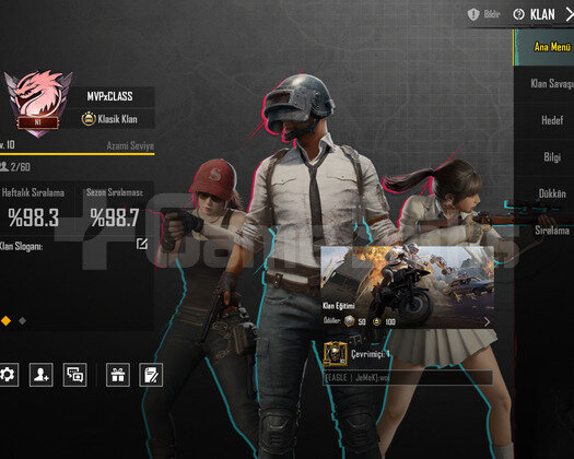 10 SEVİYE KLAN PUBG MOBİLE