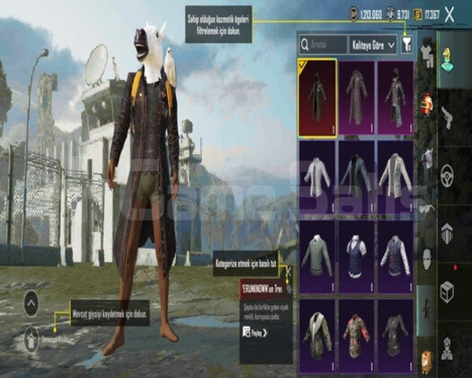 PLAYERUNKNOWNUN TRENÇKOTU SİTENİN EN NADİRİ