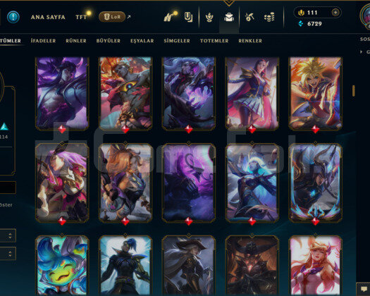 436 LEVEL / 272 SKİN / FUL HERO MAİL DEĞİŞEN
