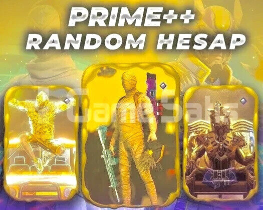PRİME+++++ ÖZEL STOK EFSANA DOLU PUBG MOBIL RANDOM
