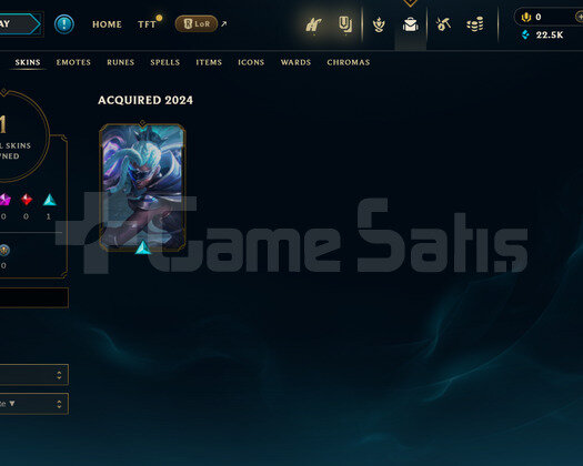 TR Unranked | 1 Kostüm - 22K Mö | LoL Hesap