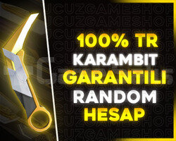 KARAMBIT GARANTİLİ + KALİTELİ RANDOM HESAP