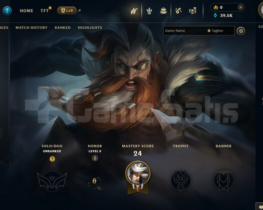 TR Unranked | 2 Kostüm - 39K Mö | LoL Hesap