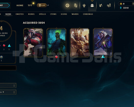 TR Silver 1 | 4 Kostüm - 31 Hero | LoL Hesap