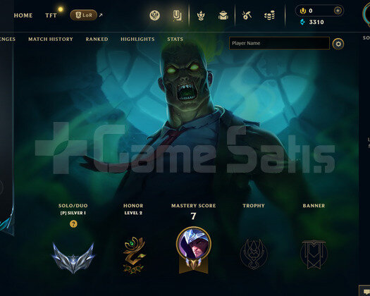 TR Silver 1 | 4 Kostüm - 31 Hero | LoL Hesap