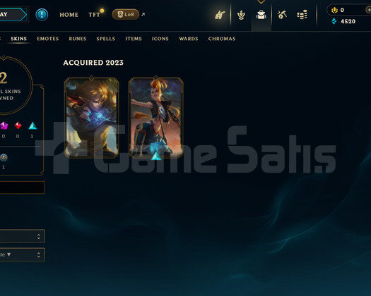 TR Unranked | 2 Kostüm - 27 Hero | LoL Hesap