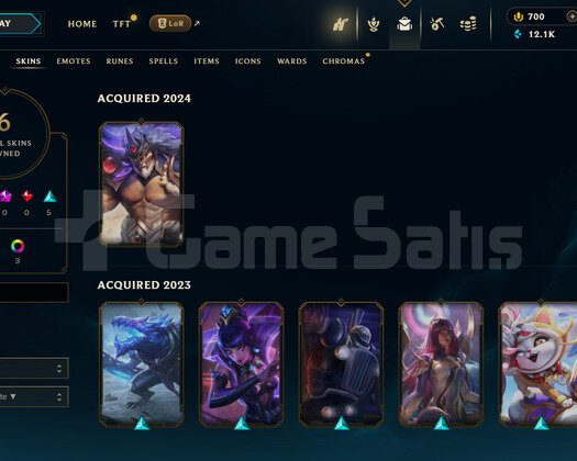 EUW Unranked | 4 Kostüm - 700 Rp | LoL Hesap