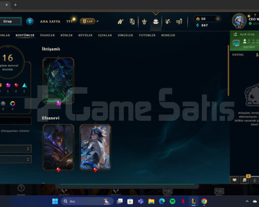 Ruh sömüren vayne Galaksi katili zed Renk paketli