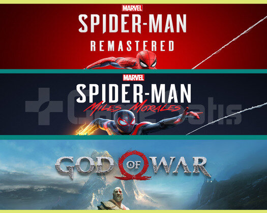 Spider Remastered + Miles Morales + God Of War