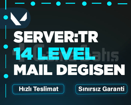 TR - 14 LEVEL - MAİL DEĞİŞEN - GARANTİLİ