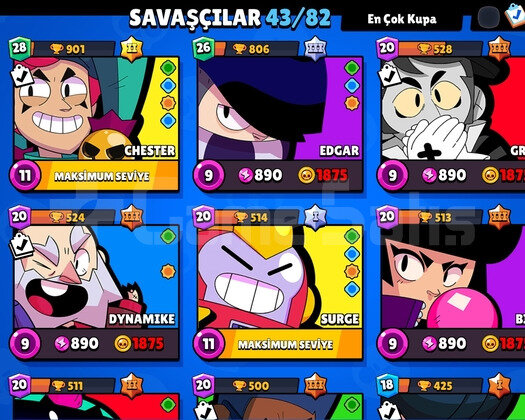 Brawl stars 15.000 kupa ucuz