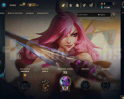 TR Geçen Sezon Plat | 7 Kostüm - 44 Hero | LoL