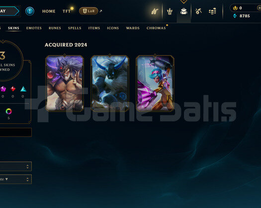 TR Unranked | 3 Kostüm - 23 Hero | LoL Hesap