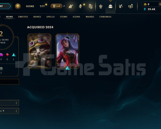TR Unranked | 2 Kostüm - 29K Mö |LoL Hesap