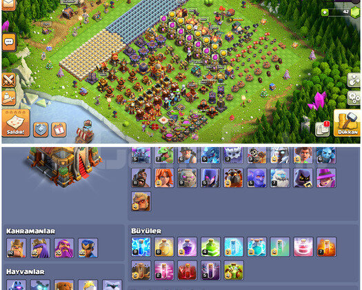TH16COC | IDSİZ  DEMİRCİ VE HEROLAR MAX