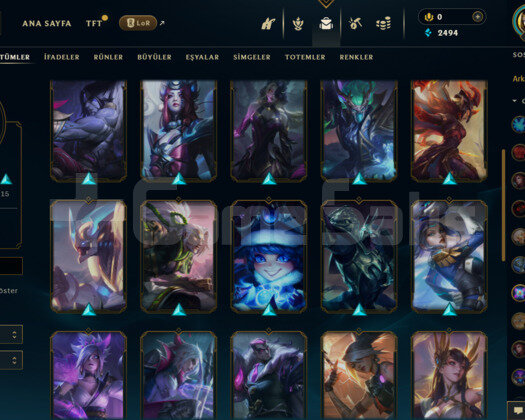 EUW 31 SKİNLİ GOLD 3 MAİLLİ FRESH HESAP!!!
