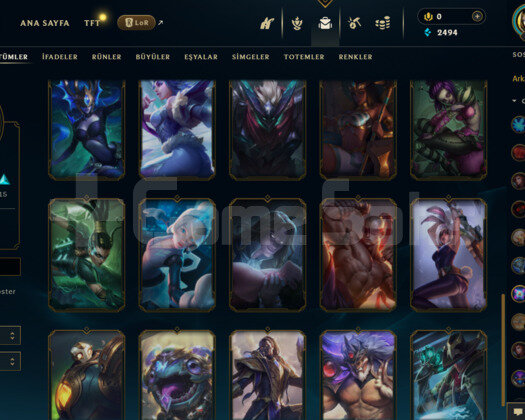EUW 31 SKİNLİ GOLD 3 MAİLLİ FRESH HESAP!!!