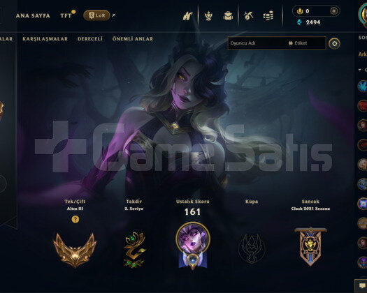EUW 31 SKİNLİ GOLD 3 MAİLLİ FRESH HESAP!!!