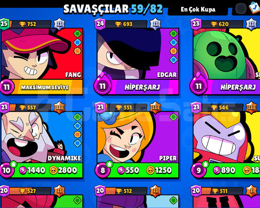 20 k 59 karakterli hesap