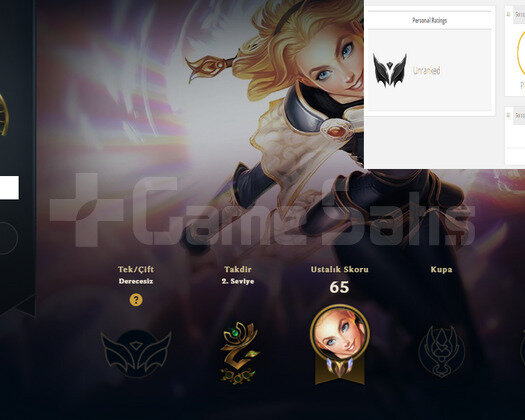 EUW2011 KURULUM NADİR SİMGE KOSTÜM 60 SKIN 90 HERO