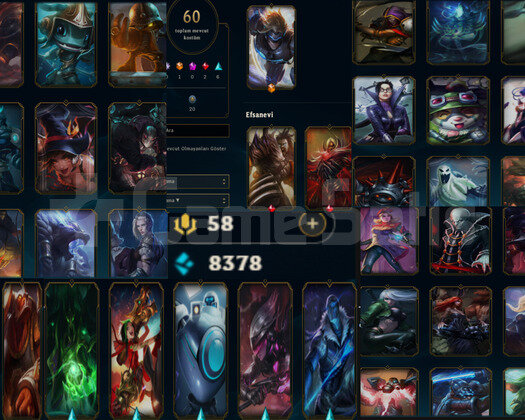 EUW2011 KURULUM NADİR SİMGE KOSTÜM 60 SKIN 90 HERO
