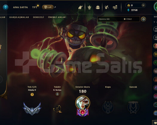 TR 68 LEVEL 10 SKİNLİ MAİLLİ FRESH HESAP!!!