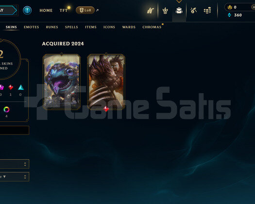 TR Geçen Sezonu Plat | 2 Kostüm - 22 Hero | LoL