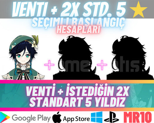 EU | MR10 Venti + 2x Seçimli STD 5 Yıldız