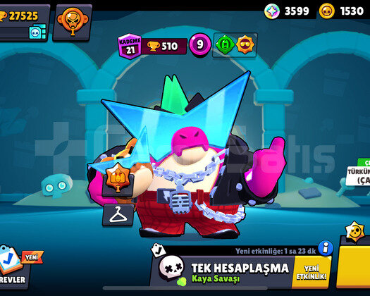 27.500 KUPA + 79 KOSTÜM + 69 KARAKTER + 8 MAX ++++