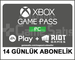 GAME PASS PC + EA PLAY + RIOT GAMES - 14 GÜNLÜK