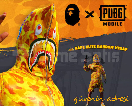 BAPEli ELİTE PUBG Random Hesap GÜVENİN ADRESİ