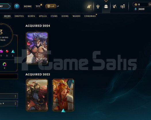 TR Bronz 4 | 3 Kostüm - 34 Hero | LoL Hesap