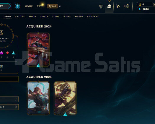 TR Geçen Sezon Zümrüt | 3 Kostüm - 29 Hero |LoL
