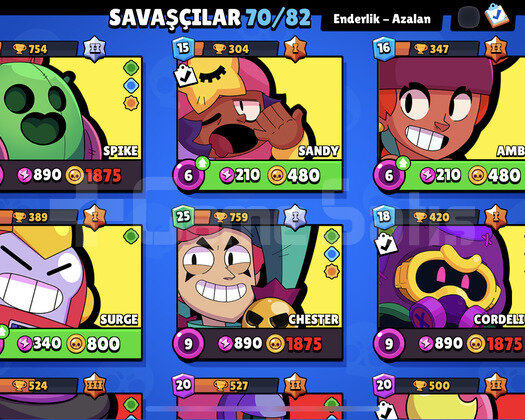 30.900 KUPA + 75 KOSTÜM + 70 KARAKTER + 9 MAX