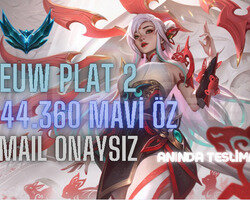 Euw Plat 2 I 44.360 Mavi Öz I Mail Onaysız