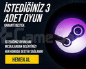 İstediğiniz 3 Oyun | Sınırsız Garanti | Destek