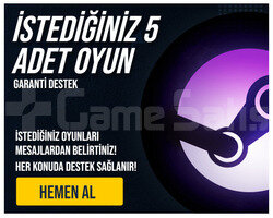 İstediğiniz 5 Oyun | Sınırsız Garanti | Destek