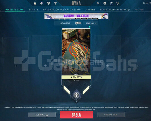 Rekabet Hazır Unranked Hesaplar