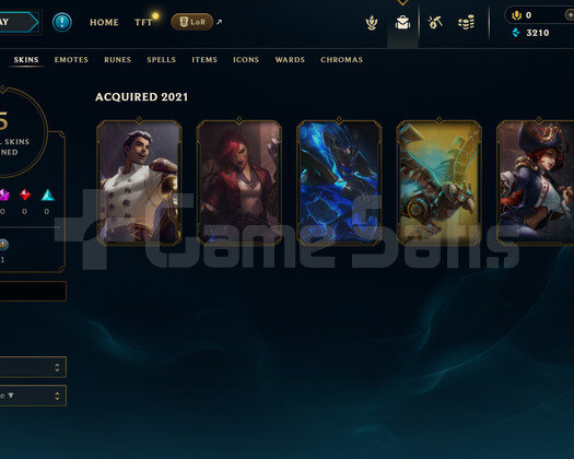 TR Unranked | 5 Kostüm - 31 Hero | LoL Hesap
