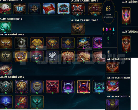 EUW 2012 KURULUM DEMİR 2 45 SKIN 78 HERO GOBLİN