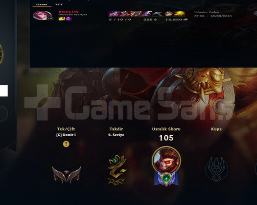 EUW 2013 KURULUM DEMİR 1 6SKIN 70 HERO