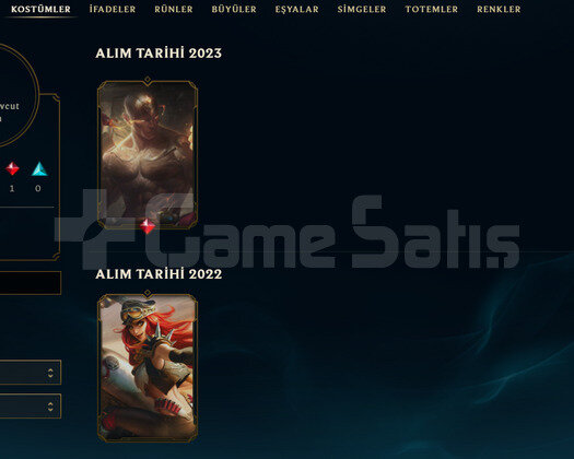TR Unranked | 2 Kostüm - 27 Hero | LoL Hesap