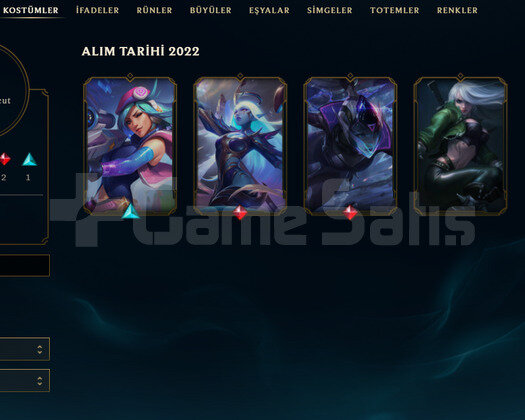 TR Bronz 4 | 4 Kostüm - 22 Hero | LoL Hesap