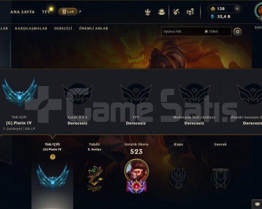 EUW 131 KOSTÜM | 402LVL | 148 HERO | PLAT HESAP