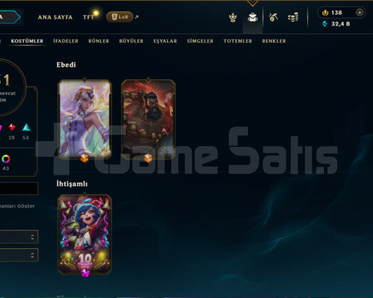 EUW 131 KOSTÜM | 402LVL | 148 HERO | PLAT HESAP