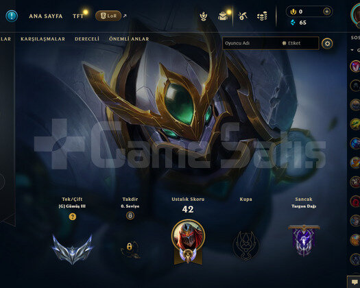 TR Gümüş 3 | 2 Kostüm - 28 Hero | LoL Hesap