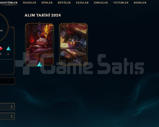TR Gümüş 2 | 2 Kostüm - 46 Hero | LoL Hesap
