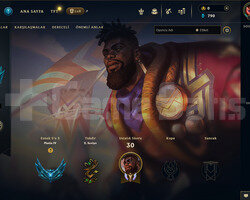 TR Gümüş 2 | 2 Kostüm - 46 Hero | LoL Hesap